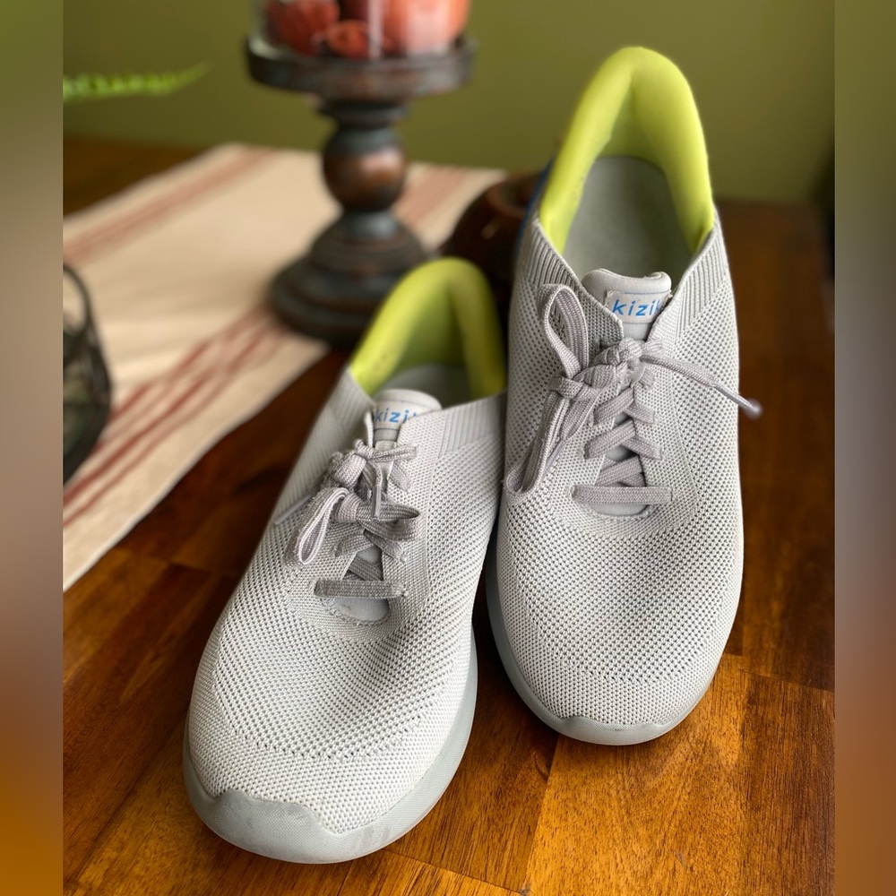 Gently used Gray Kizik Athens Hands Free Slip On  Unisex Sneakers